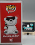 90s COCA COLA POLAR BEAR 158 Flocked AMAZON Exclusive Funko Pop AD ICONS Tootle ph