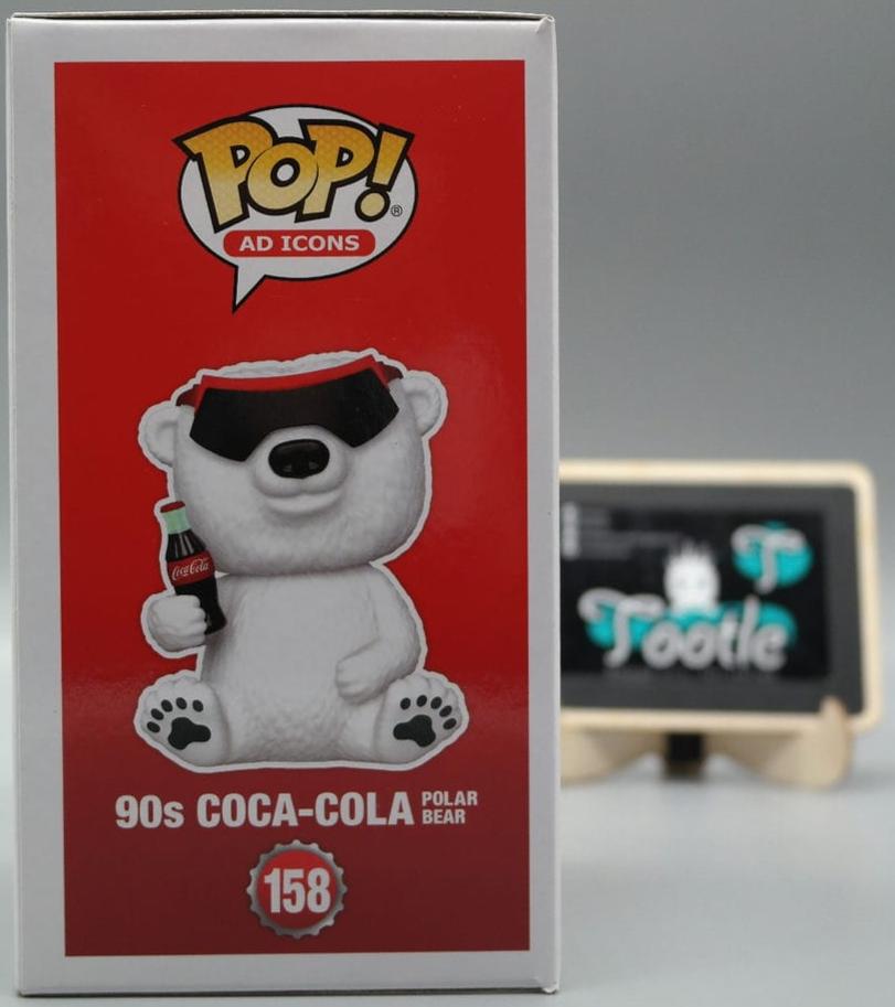 90s COCA COLA POLAR BEAR 158 Flocked AMAZON Exclusive Funko Pop AD ICONS Tootle ph