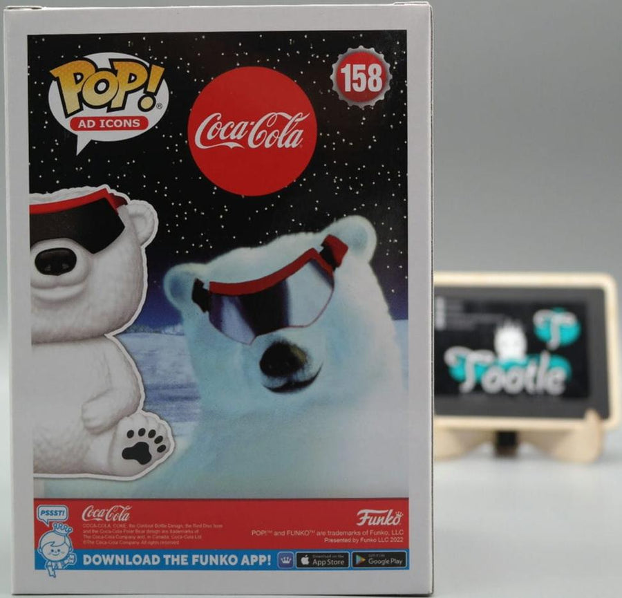 90s COCA COLA POLAR BEAR 158 Flocked AMAZON Exclusive Funko Pop AD ICONS Tootle ph