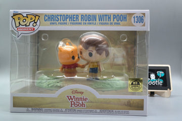 CHRISTOPHER ROBIN with POOH 1306 HT Expo 2022 Exclusive Drop Winnie The Pooh Funko Pop Moment Tootle ph