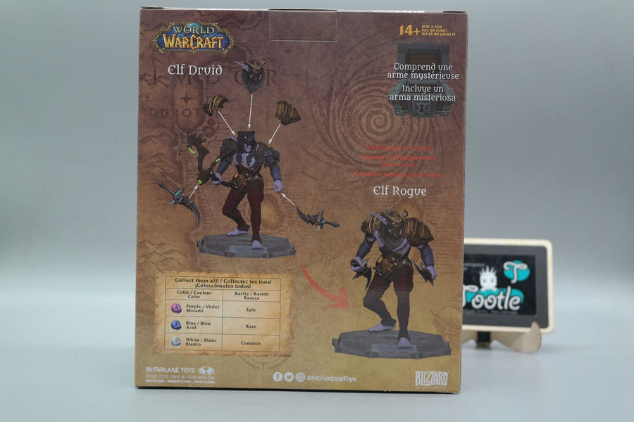 ELF DRUID & ELF ROGUE World of Warcraft McFarlane Toys Tootle ph