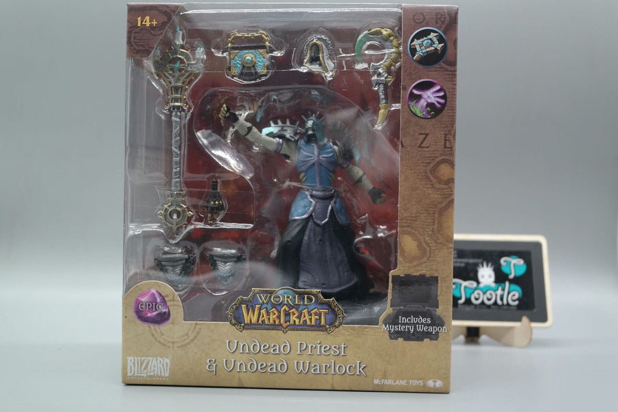 UNDEAD PRIEST & UNDEAD WARLOCK World of Warcraft 1:12 McFarlane Toys Tootle ph