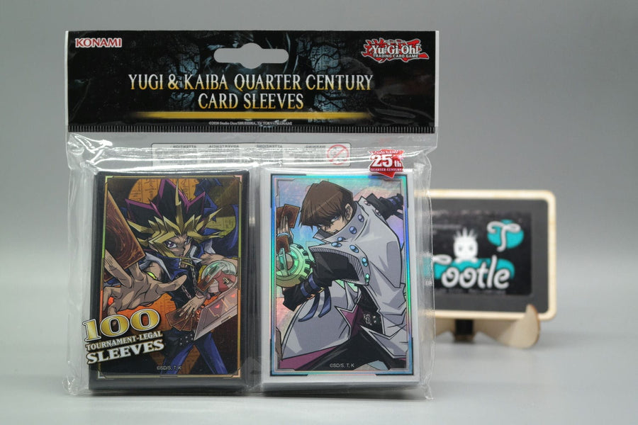 Card Sleeves YUGI & KAIBA QUARTER CENTURY YuGiOh Konami 100 Sleeves Tootle ph