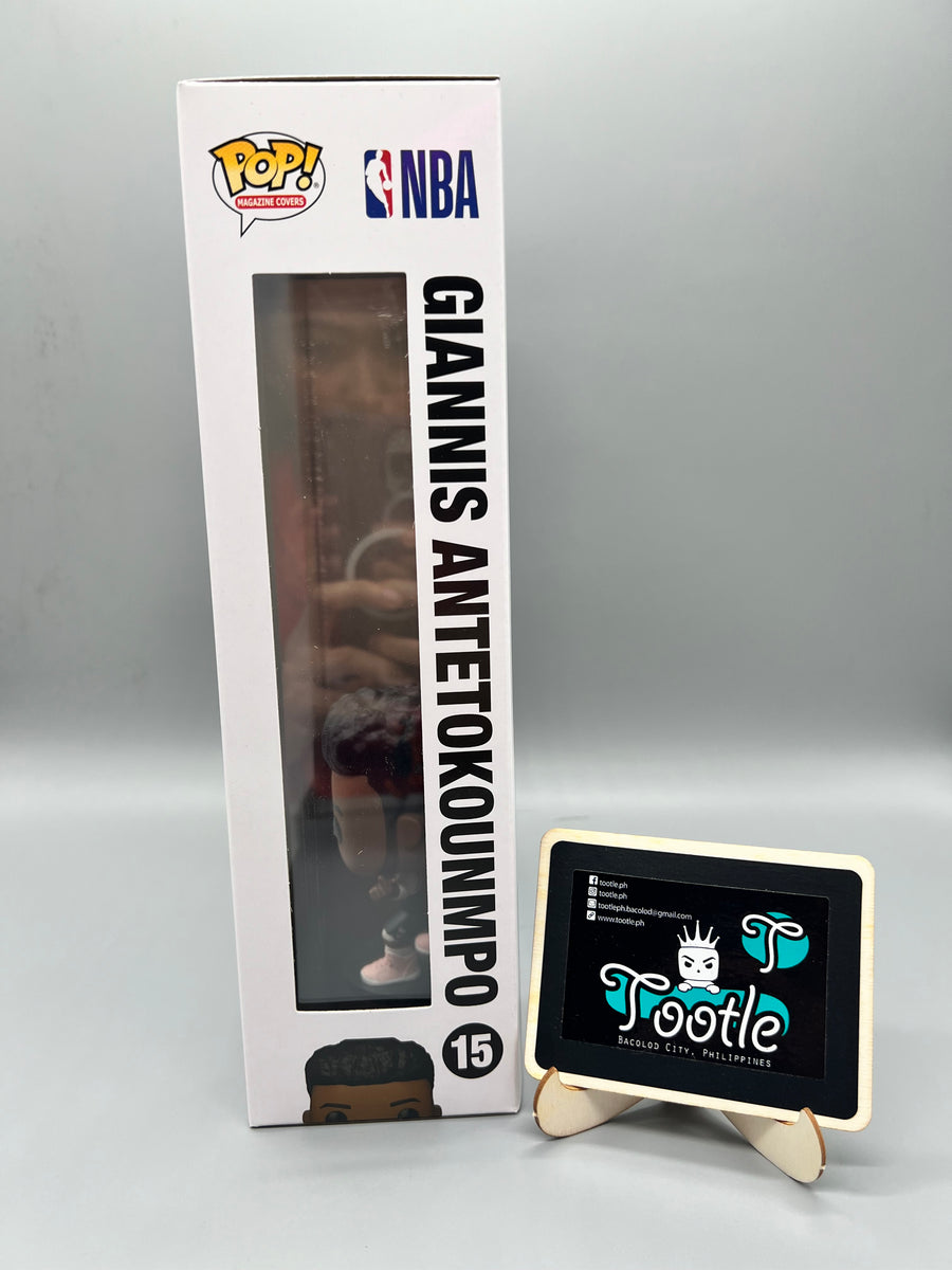 NBA SLAM Giannis Antetokounmpo Funko Pop! Cover Figure #15 with Case