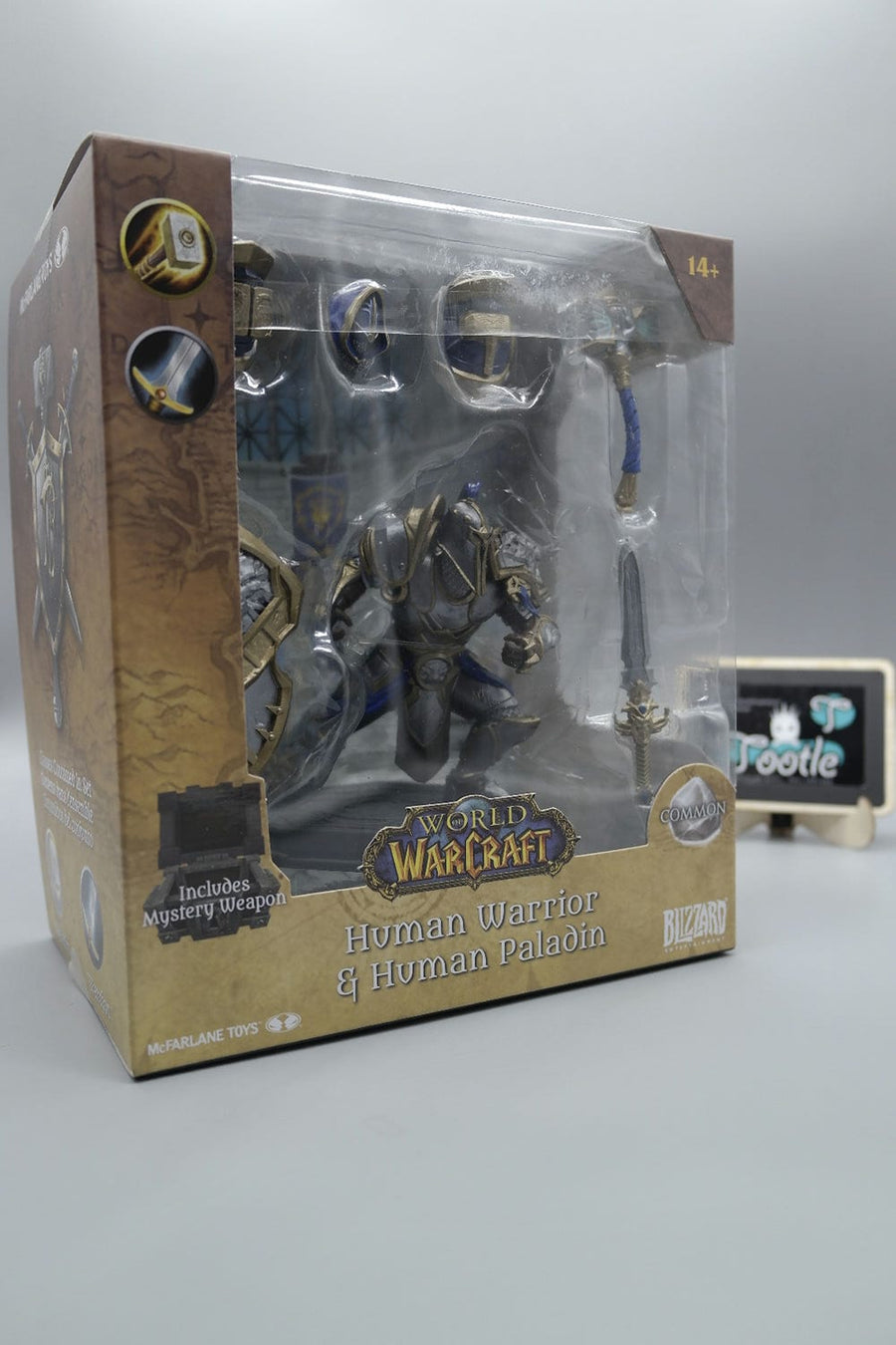 HUMAN WARRIOR & HUMAN PALADIN World of Warcraft 1:12 McFarlane Toys Tootle ph