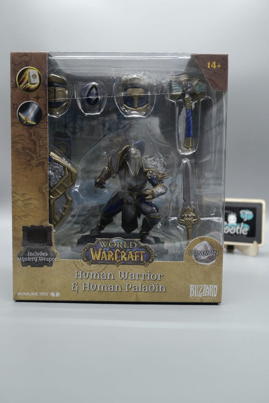 HUMAN WARRIOR & HUMAN PALADIN World of Warcraft 1:12 McFarlane Toys Tootle ph