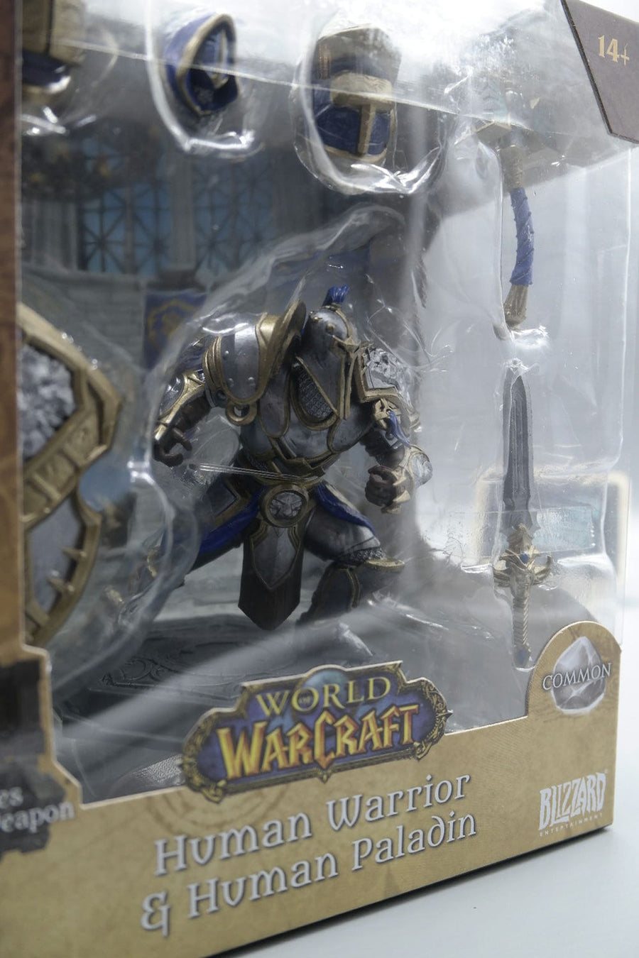 HUMAN WARRIOR & HUMAN PALADIN World of Warcraft 1:12 McFarlane Toys Tootle ph