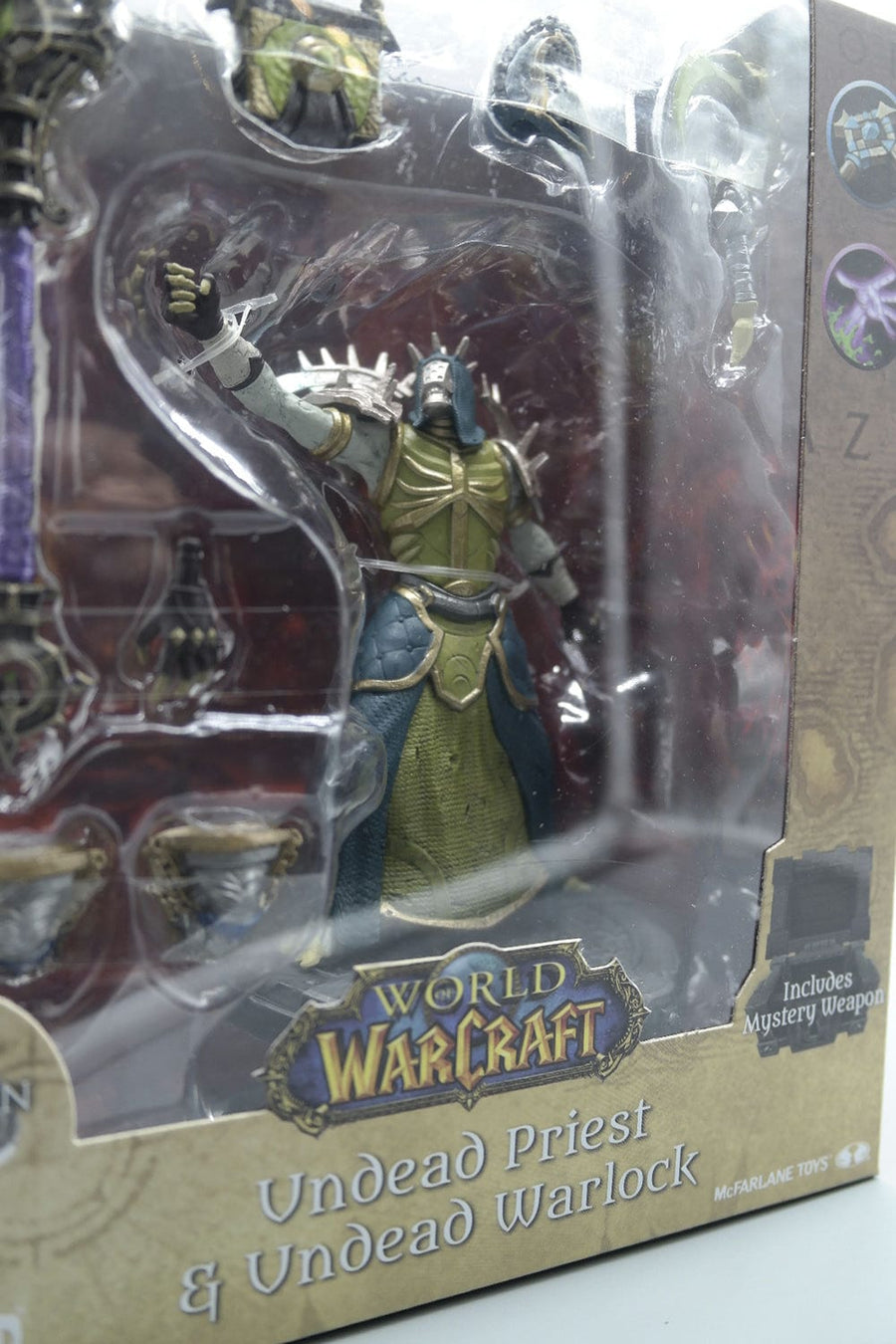 UNDEAD PRIEST & UNDEAD WARLOCK World of Warcraft 1:12 McFarlane Toys Tootle ph