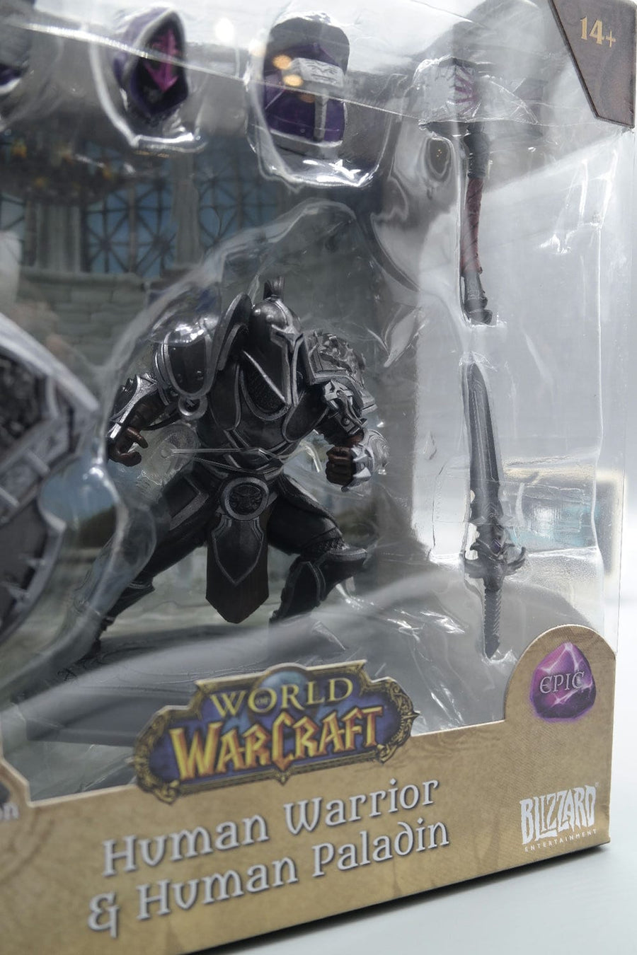 HUMAN WARRIOR & HUMAN PALADIN World of Warcraft 1:12 McFarlane Toys Tootle ph