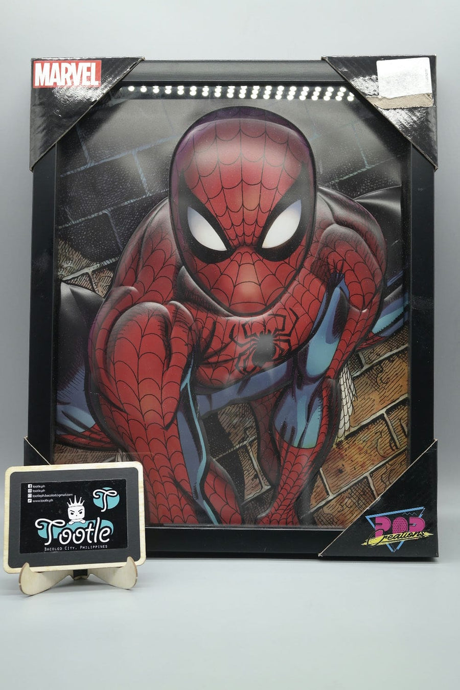 Marvel SPIDER-MAN 3D Poster with Frame Pop Creations 47.5 x 32.5cm Tootle ph