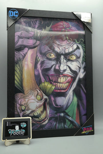 DC Joker 3D Poster with Frame Pop Creations 47.5 x 32.5cm Tootle ph