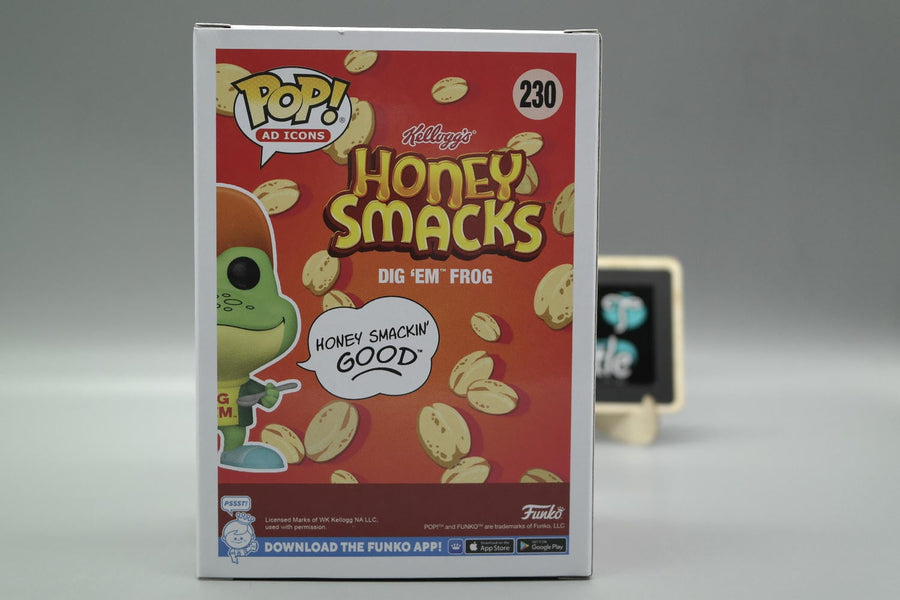 DIG 'EM FROG 230 2024 Summer Convention LE Kellogg's Honey Smacks Funko Pop AD Icons Tootle ph