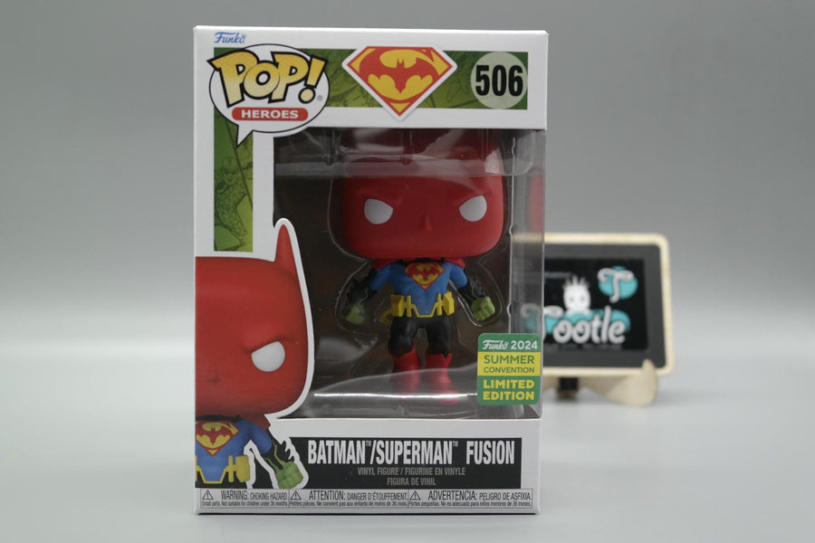 BATMAN SUPERMAN FUSION 506 2024 Summer Convention LE Funko Pop Heroes Tootle ph