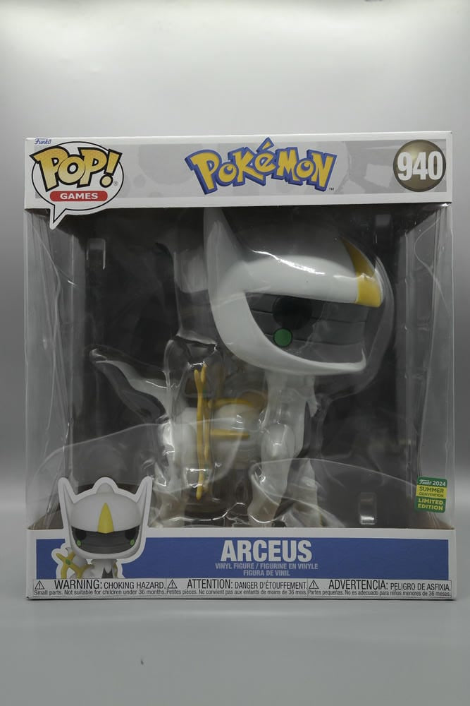 ARCEUS 940 2024 Summer Convention LE Pokemon Funko Pop Games JUMBO Tootle ph