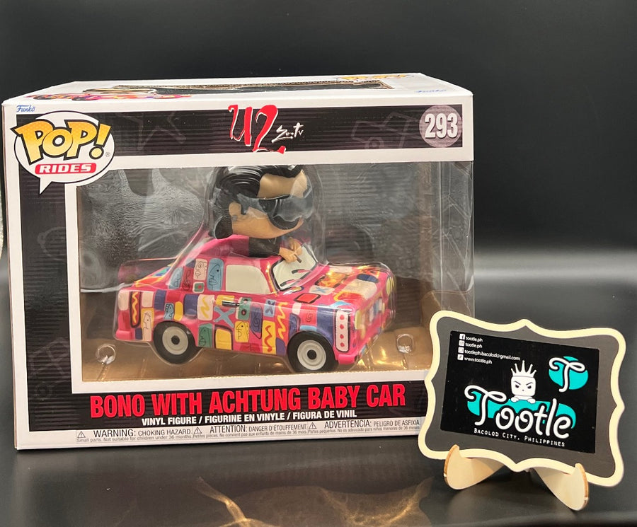 U2 Zoo TV Bono with Achtung Baby Car Super Deluxe Pop! Rides 293