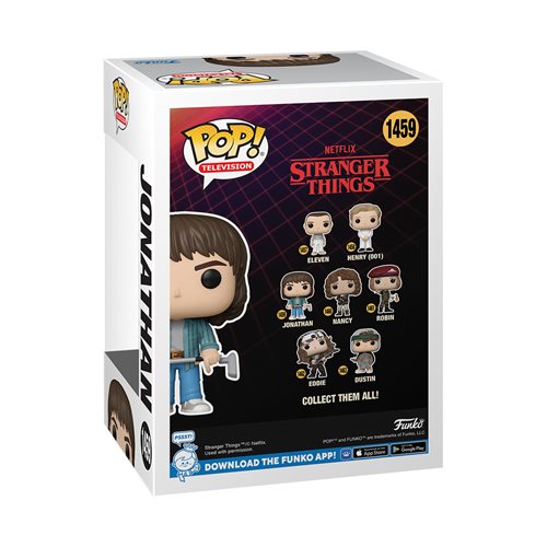 Stranger Things Season 4 JONATHAN Pop! Vinyl Figure 1459 FREE PROTECTOR