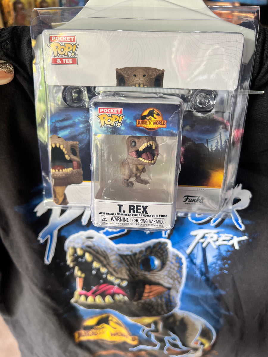 Funko Pocket Pop & Tee! Jurassic World "T Rex" (For Kids)