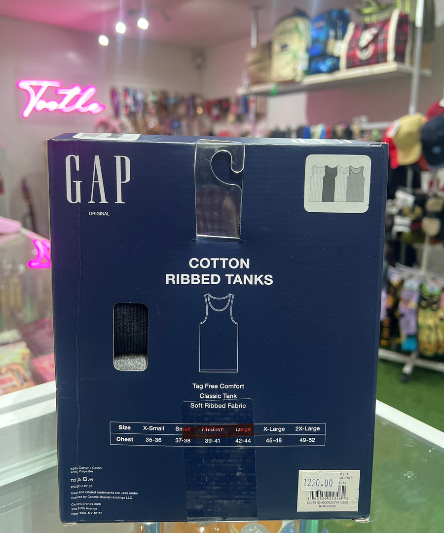 GAP Cotton Ribbed Tanks 4 Pack