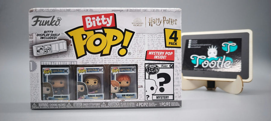 BITTY POP Harry Potter 4-Pack Series 1 to 4 with Mystery Bitty Funko Pop Tootle ph