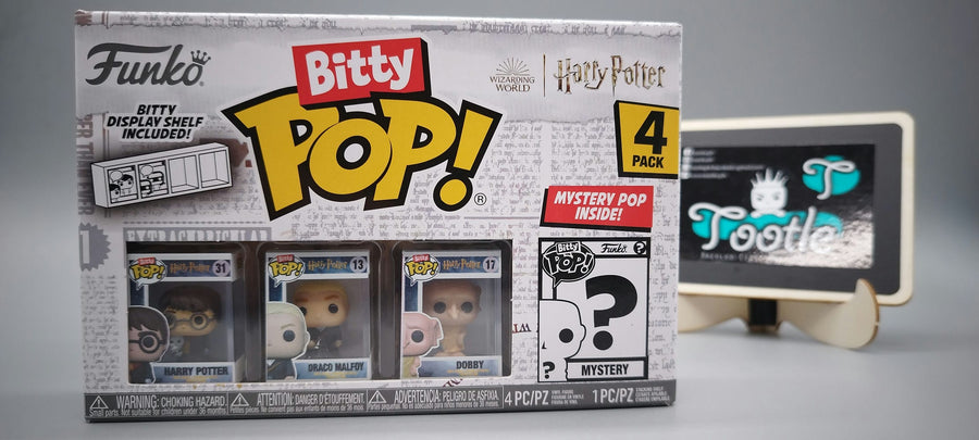 BITTY POP Harry Potter 4-Pack Series 1 to 4 with Mystery Bitty Funko Pop Tootle ph