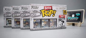 BITTY POP Harry Potter 4-Pack Series 1 to 4 with Mystery Bitty Funko Pop Tootle ph