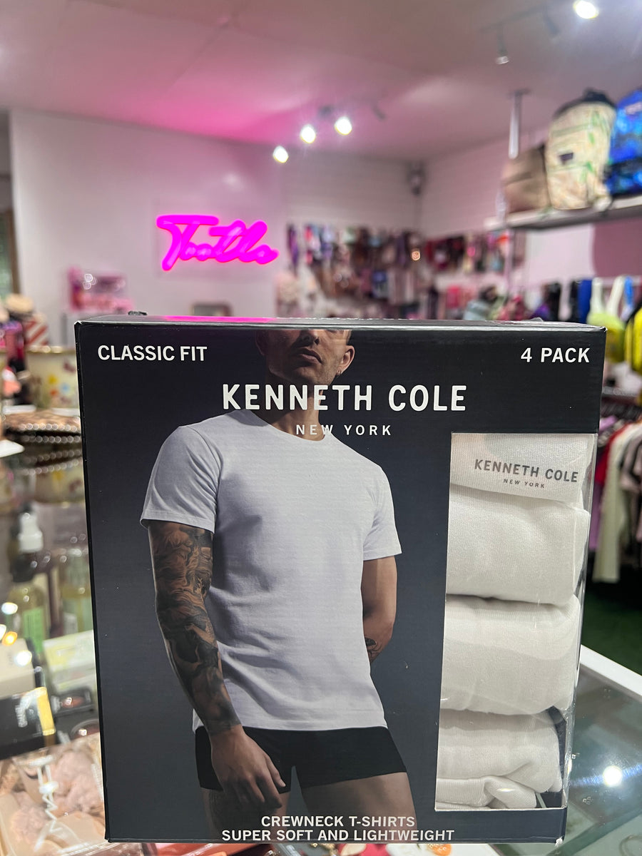 Kenneth Cole Classic Fit Crew Neck Shirt 4 Pack