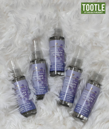 Bath and Bodyworks Lavender Vanilla Anti Bacterial Hand Spray 29 ml