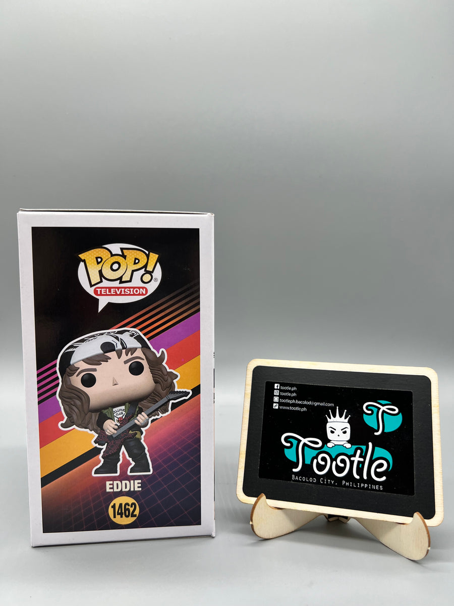 Finale EDDIE with Guitar 1462 Netflix The Stranger Things Funko Pop Television  Tootle ph