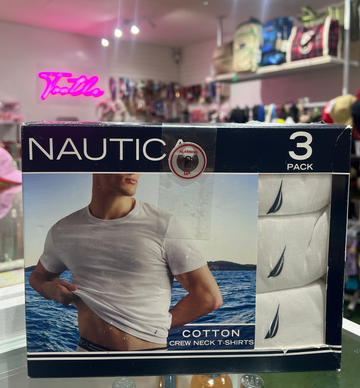 Nautica Crew Neck White 3 Pack