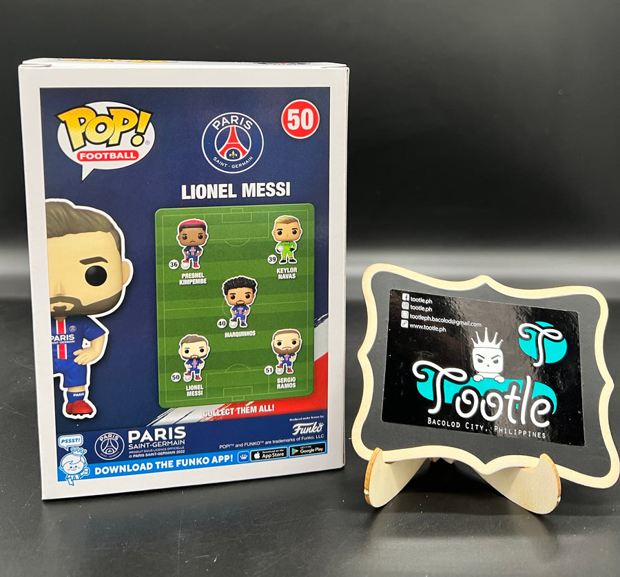 Paris Saint Germain FC - LIONEL MESSI - 50 - Funko Pop Football