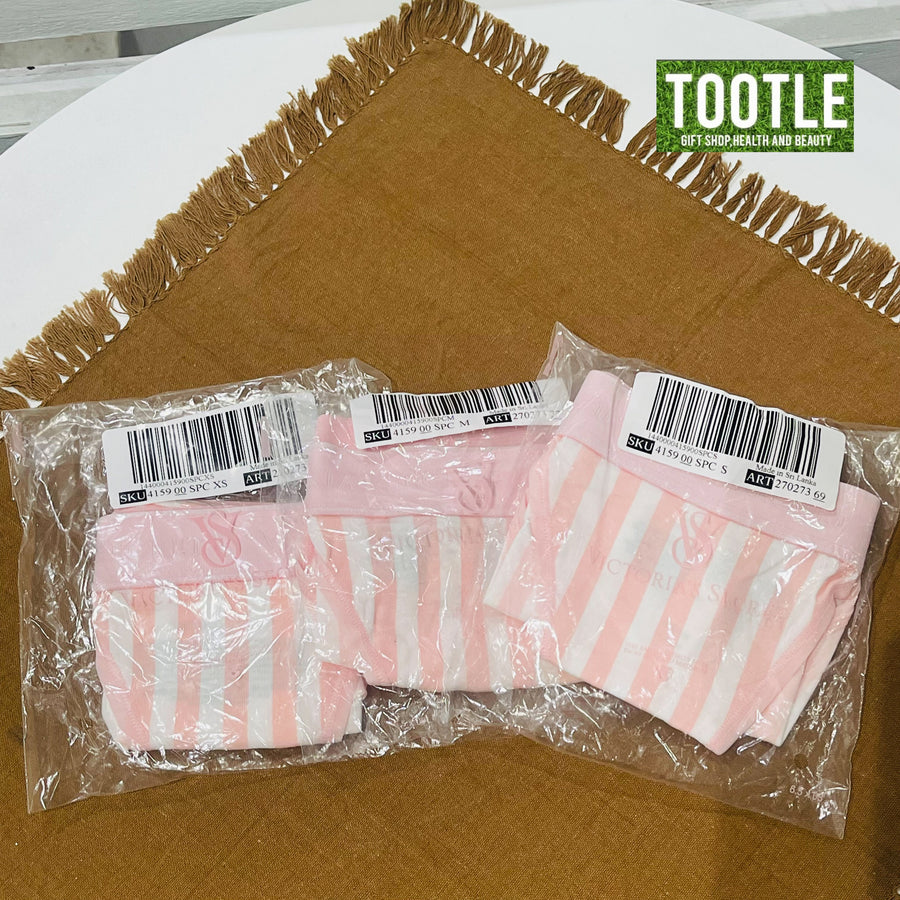 Victoria's Secret Panty Pink Stripe