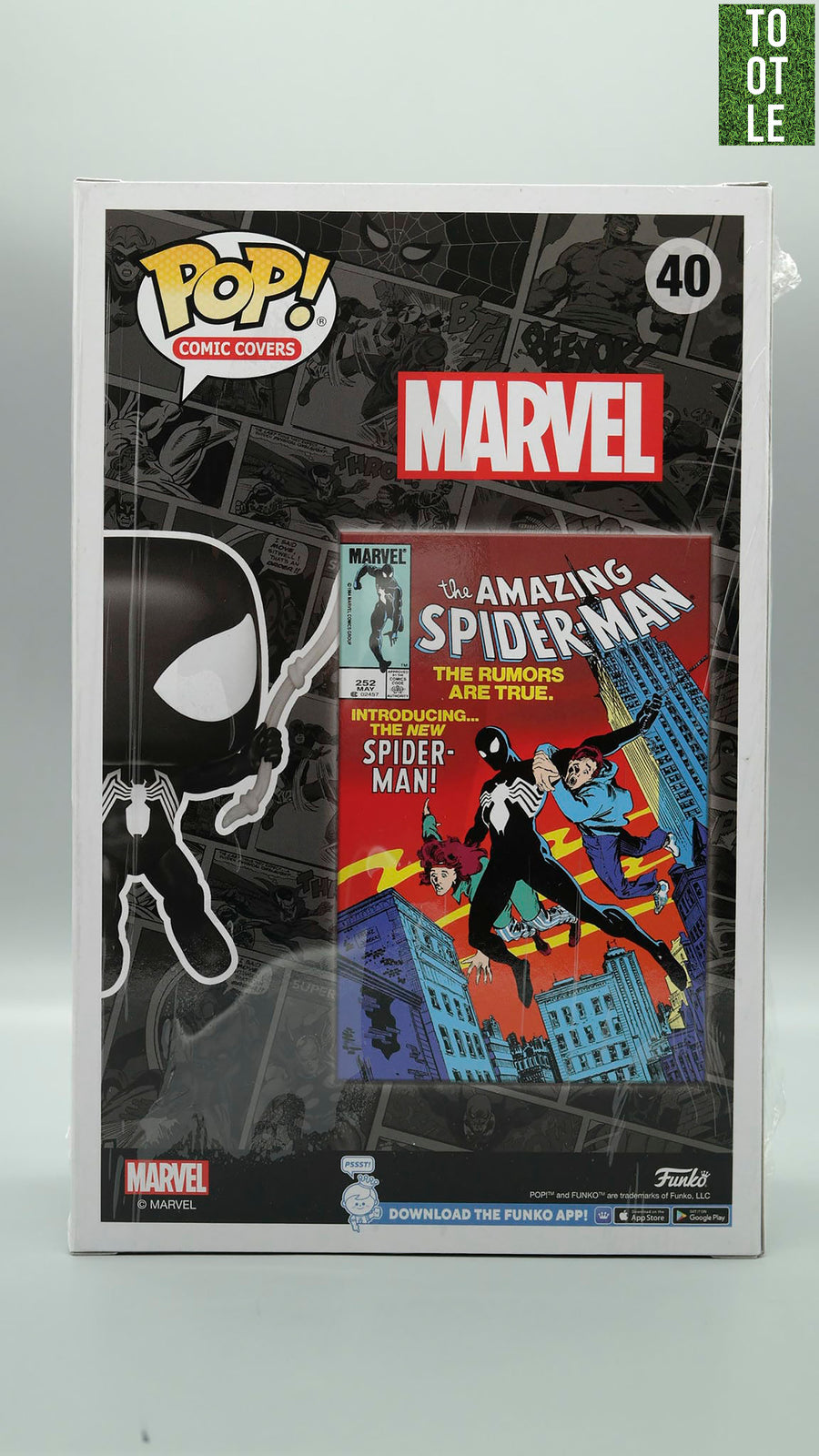 Amazing SPIDER-MAN 40  Issue 252 Funko Pop COMIC COVERS Tootle ph