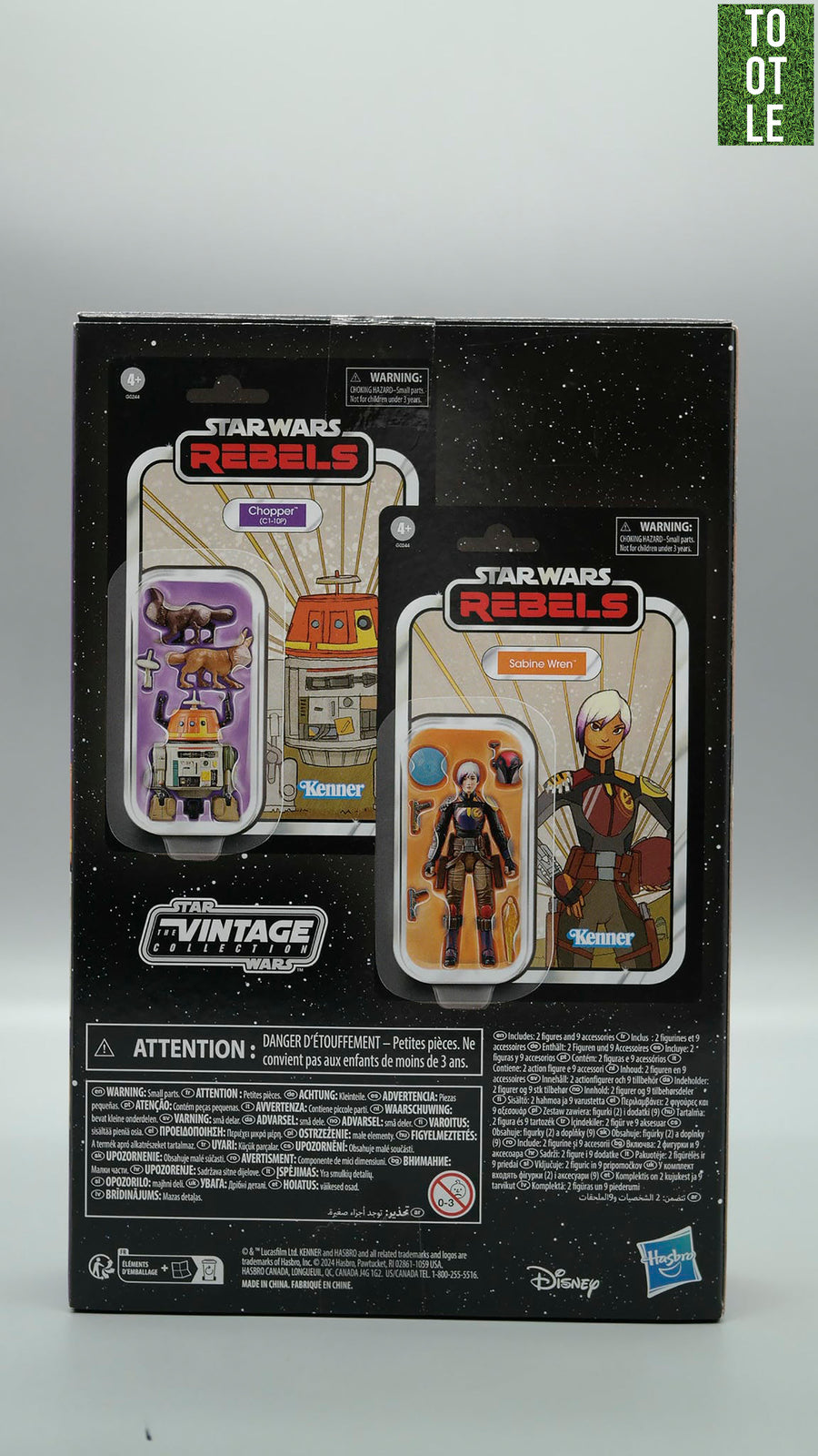 SABINE WREN & CHOPPER (C1-10P) Star Wars Rebels Vintage Collection Kenner Hasbro Tootle ph