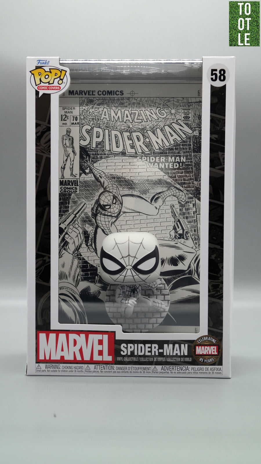 SPIDER-MAN 58 The Amazing Spider-Man Issue 70 Funko Pop COMIC COVERS Tootle ph