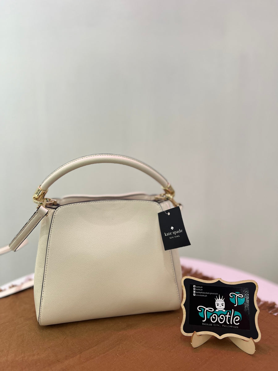 Kate Spade Phoebe Embraided Straw top (Meringue)