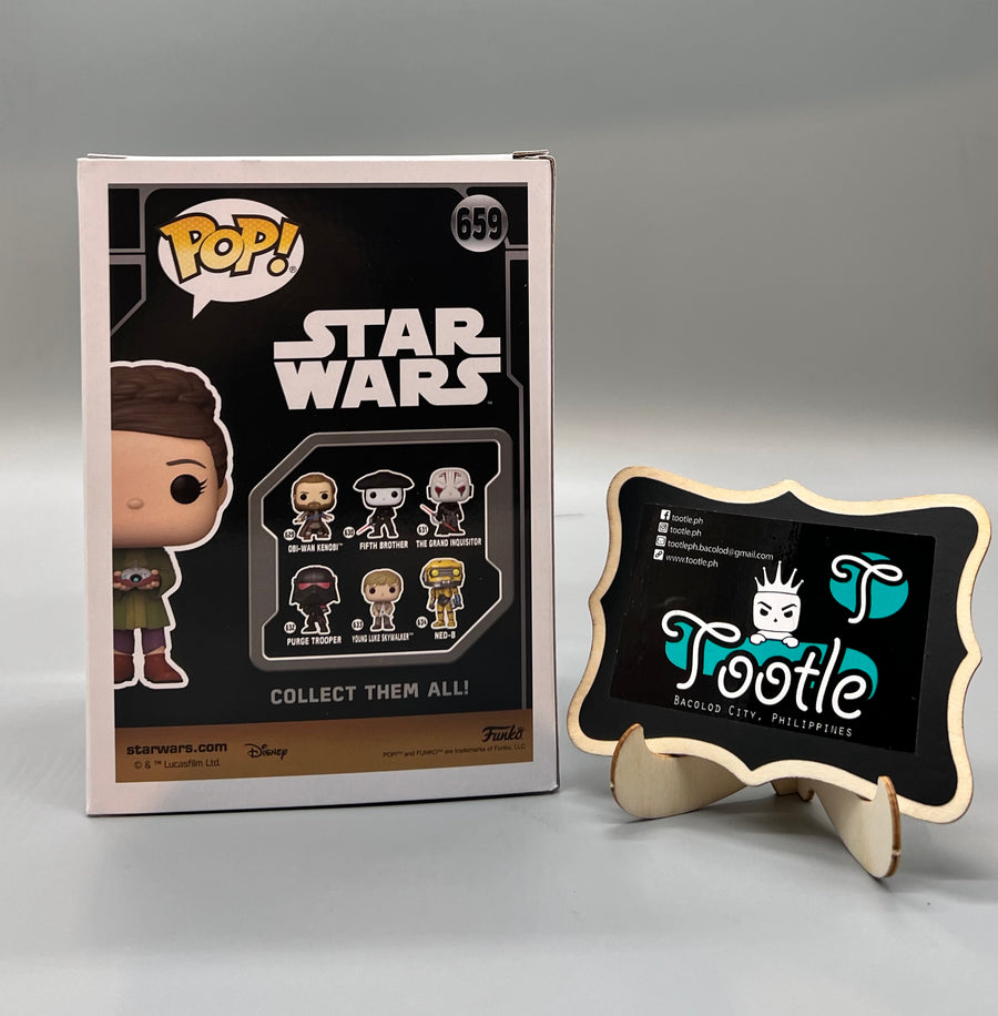 YOUNG LEIA with LOLA 659 Funko 2023 SUMMER Convention LE Star Wars Funko Pop Tootle ph