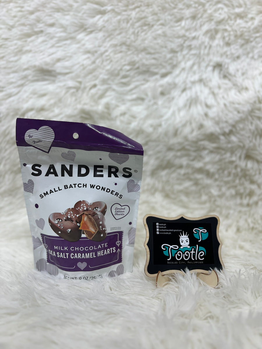 Sanders Milk Chocolate Sea Salt Caramel 255g