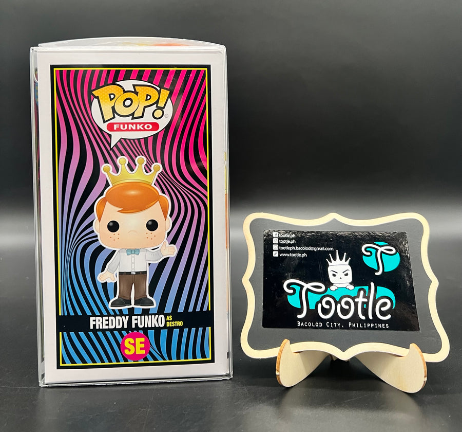 Freddy Funko as DESTRO BLACKLIGHT 2022 (4,000 pcs Limited Edition)