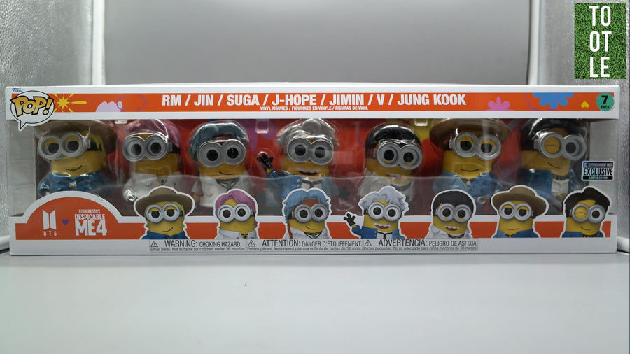 BTS x Despicable ME 4 7-Pack EE Exclusive Funko Pop! Tootle ph