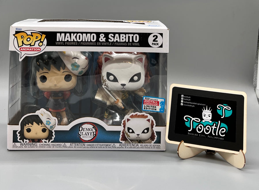 MAKOMO & SABITO 2 Pack Funko Exclusive 2023 Fall Convention LE  Funko Pop Animation Tootle Ph