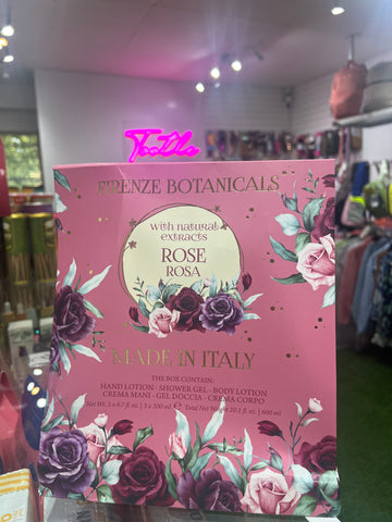 FIRENZE BOTANICALS W/NATURAL EXTRACTS ROSE BODY COLLECTION