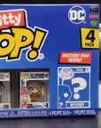 BITTY POP DC Comics 4-Pack Series 1 to 4 with Mystery Bitty Funko Pop Tootle ph