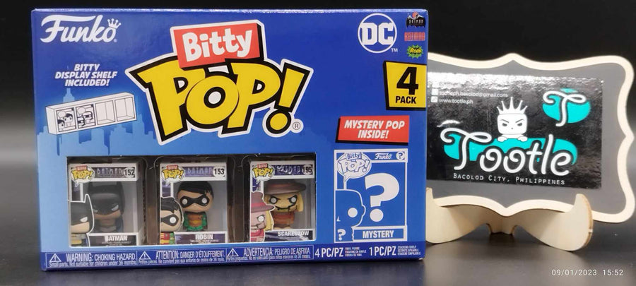 BITTY POP DC Comics 4-Pack Series 1 to 4 with Mystery Bitty Funko Pop Tootle ph