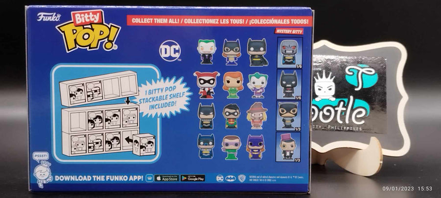 BITTY POP DC Comics 4-Pack Series 1 to 4 with Mystery Bitty Funko Pop Tootle ph