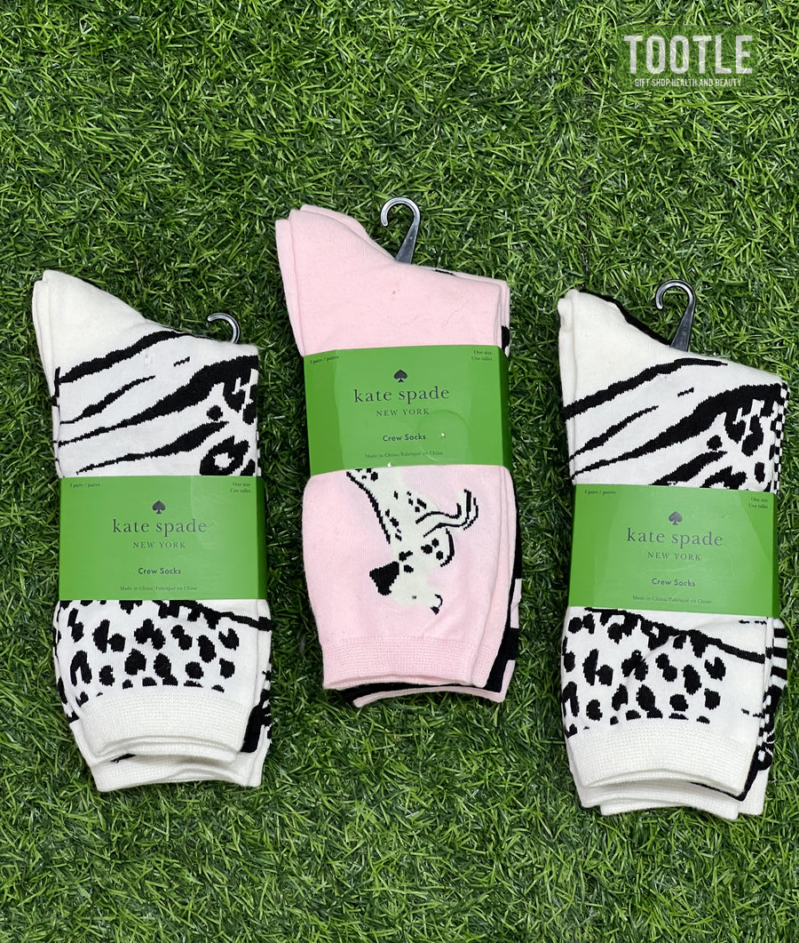 KATE SPADE NEW YORK CREW SOCKS