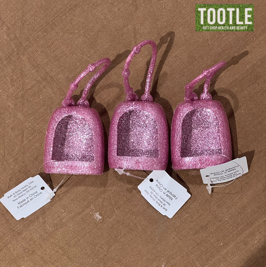 Bath and Bodyworks Pocket Bac Holder Pink Glitter