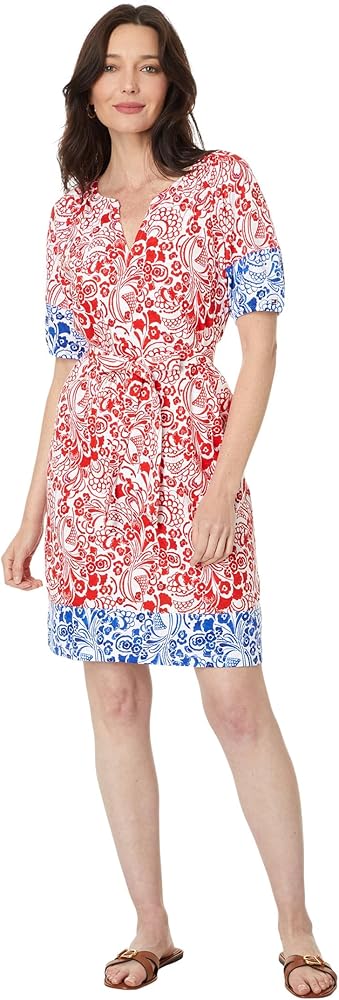 Tommy Hilfiger Cas Knit Dress Floral Puff