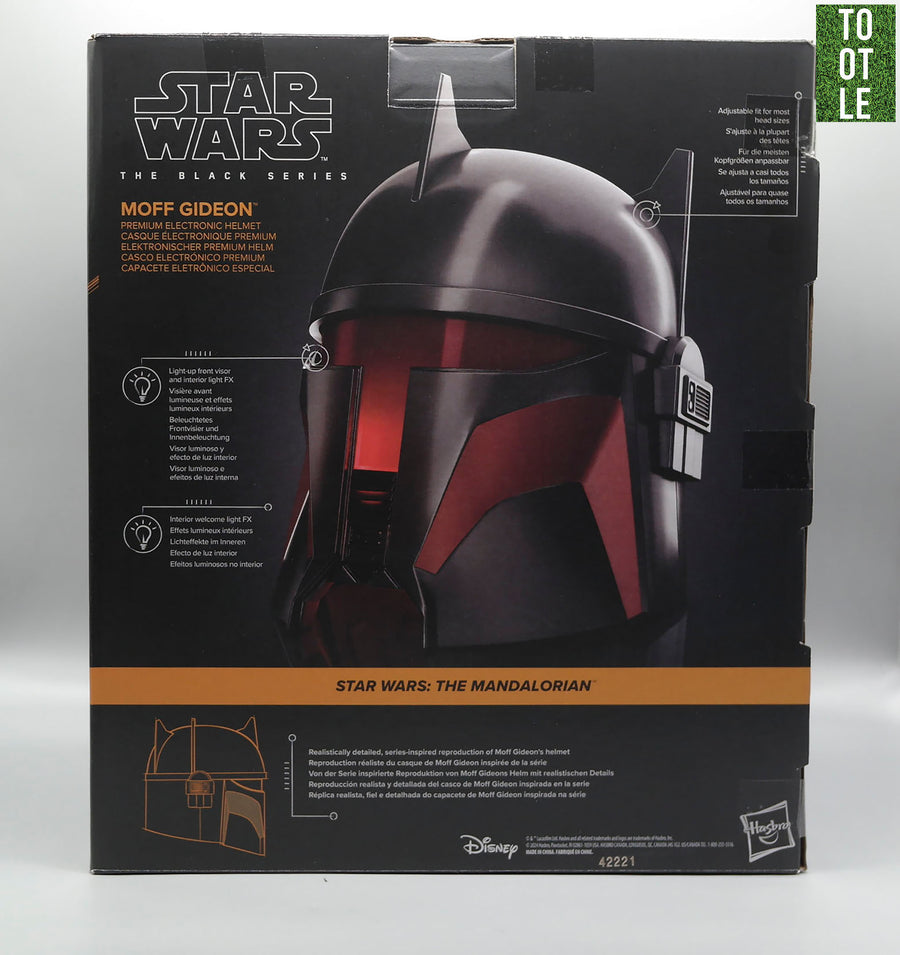 MOFF GIDEON HELMET - STAR WARS The Mandalorian The Black Series HASBRO Tootle ph