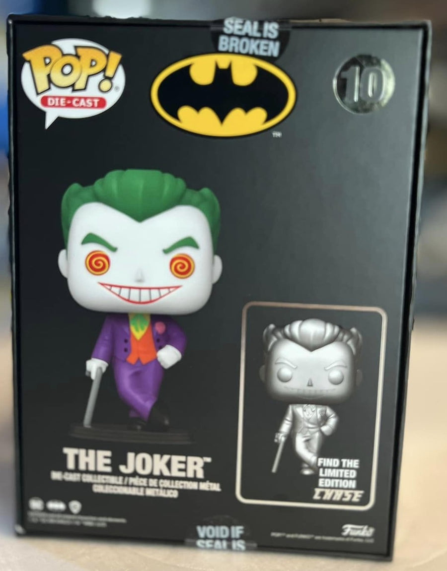 THE JOKER 10 POP! DIE-CAST DC Batman Funko Pop Tootle ph