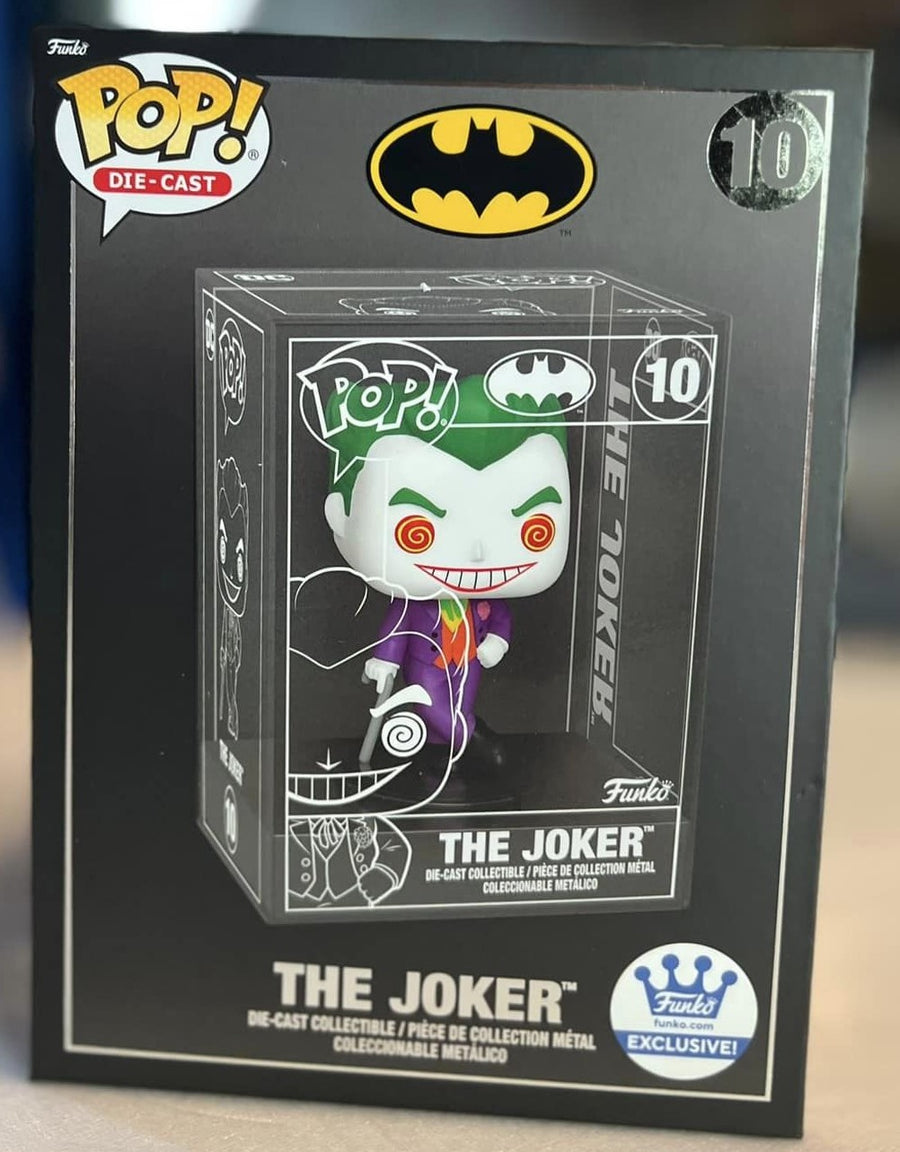 THE JOKER 10 POP! DIE-CAST DC Batman Funko Pop Tootle ph